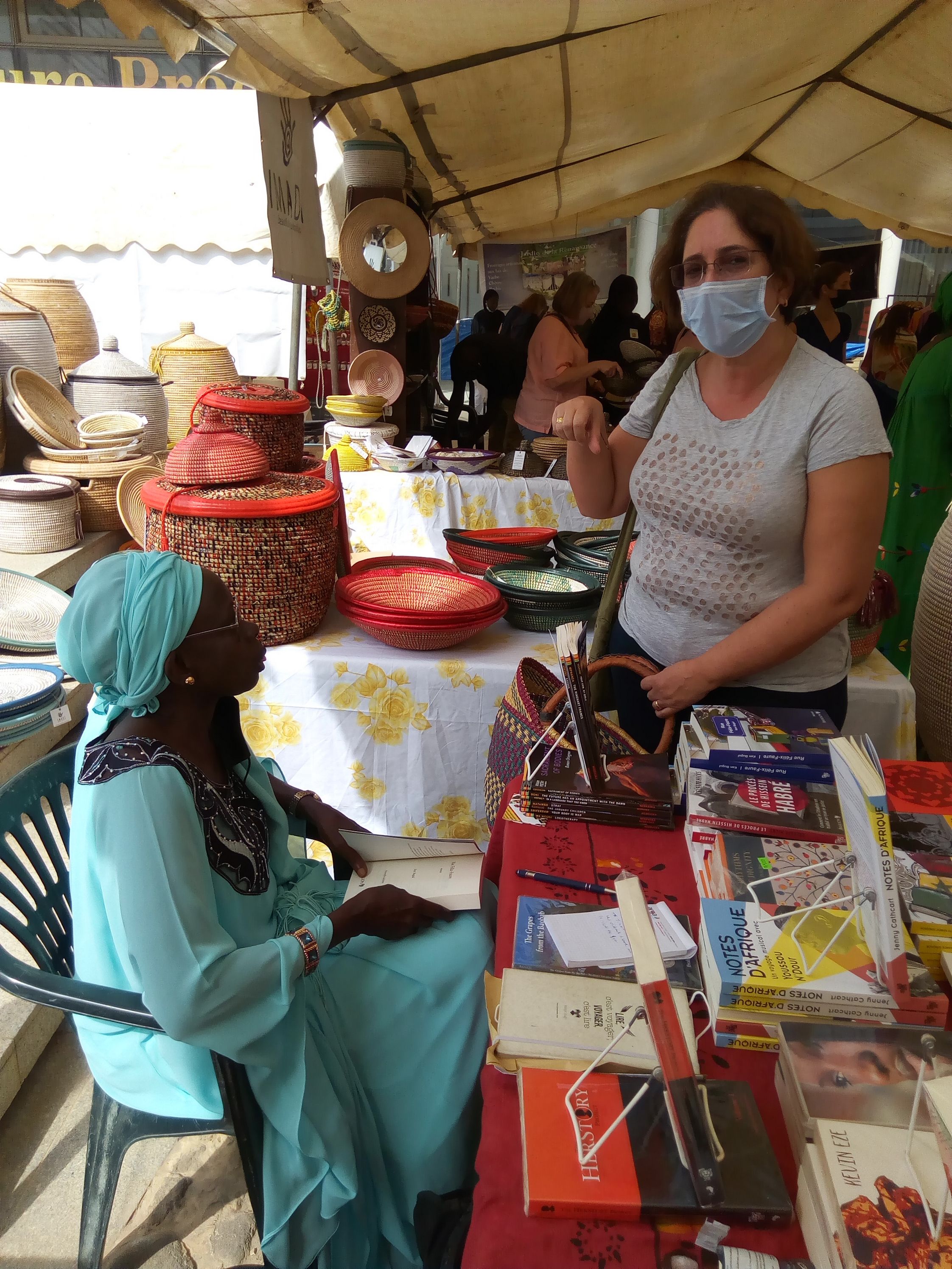 Ken Bugul at Dakar Farmers Market